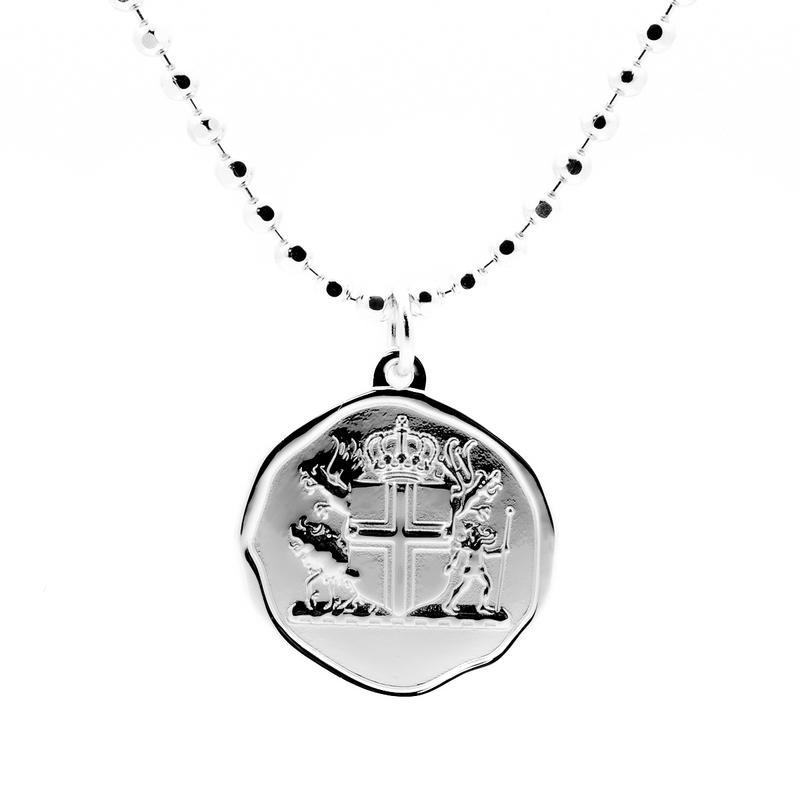 VERA DESIGN Coat Of Arms - Skjaldarmerkið - silfurhálsmen