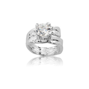 SIGN Fire and Ice silver ring