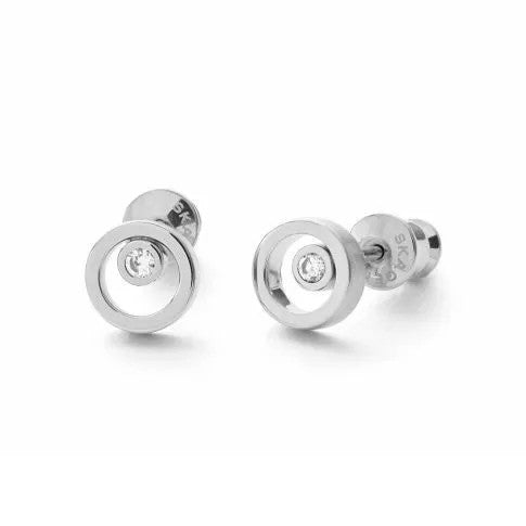 SKAGEN Kariana eyrnalokkar með zirkonia