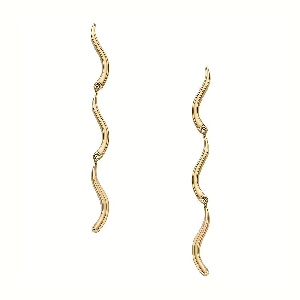 SKAGEN Kariana Waves gylltir eyrnalokkar