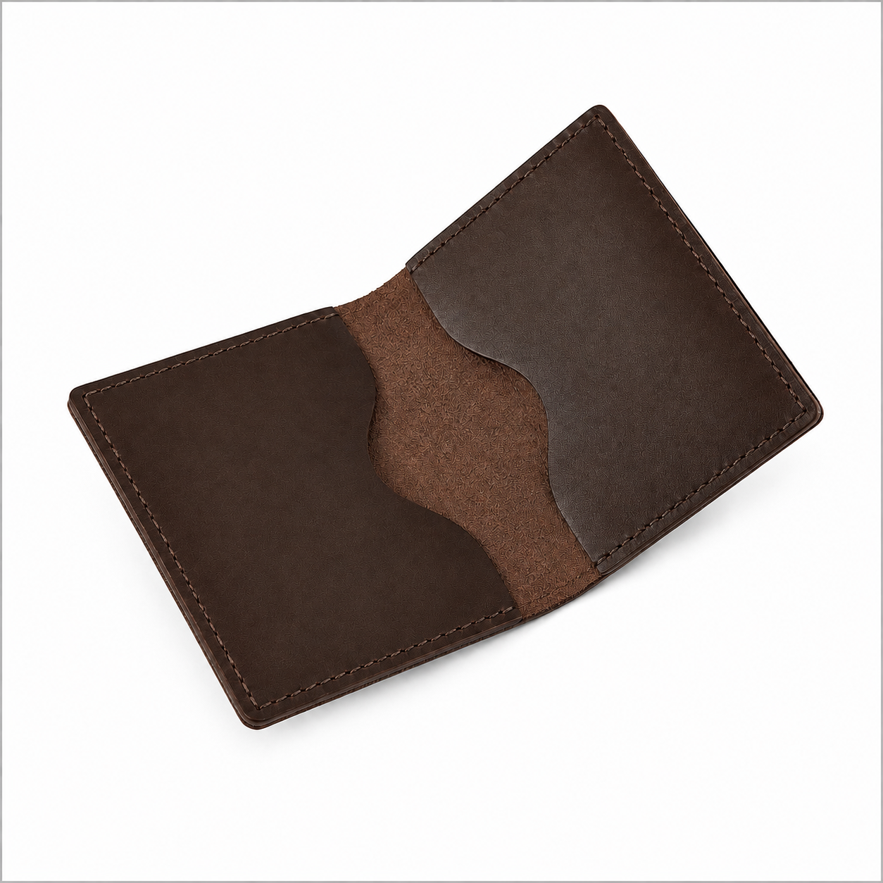 Kensington Truffle leður kortaveski