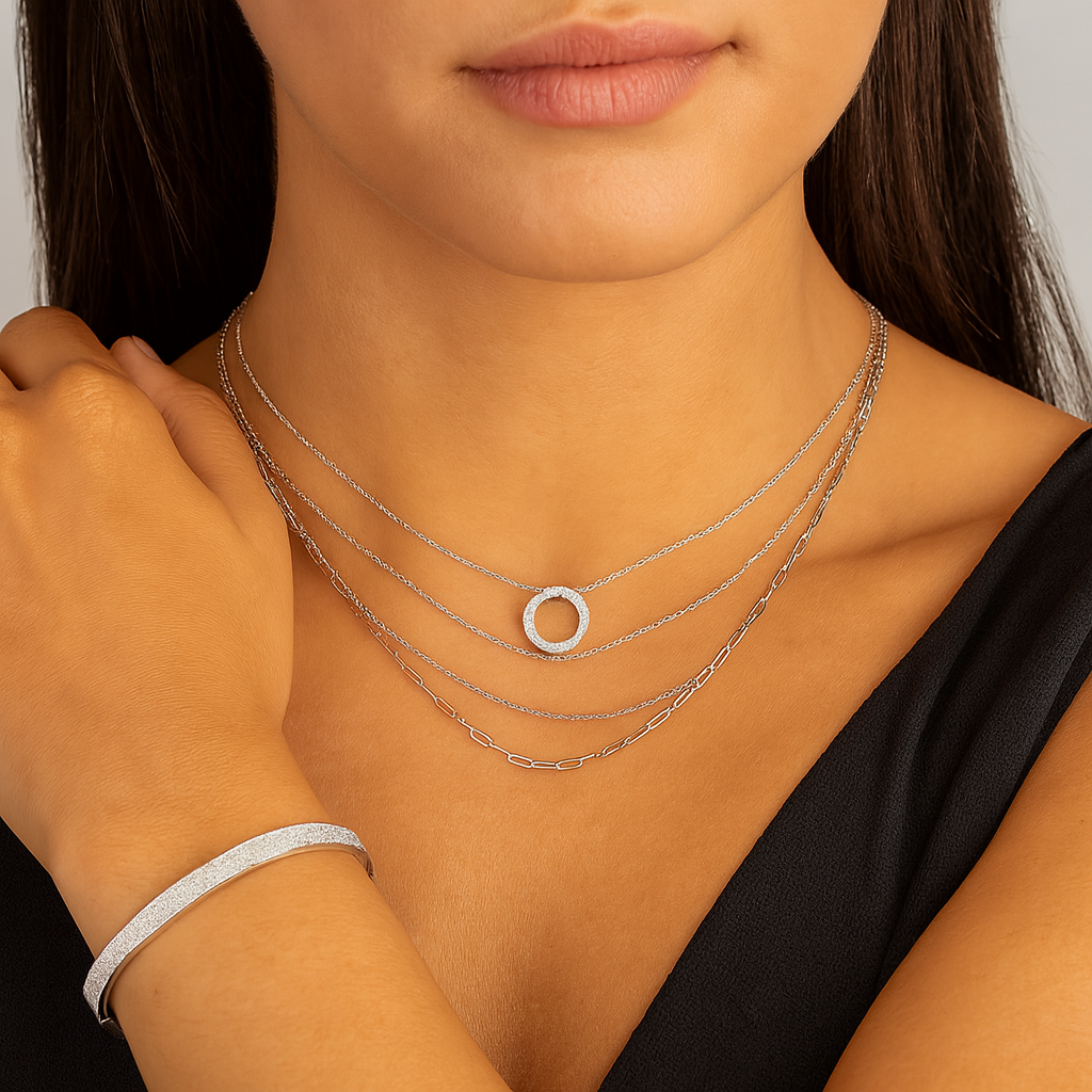 ASTORÍA Frederica silfurarmband með zirkonia