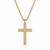 Norr & Sons Aaron gold-plated men's cross #232