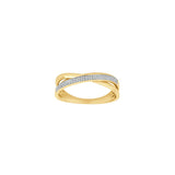 SIERSBØL Gullhringur 14kt með 0.10ct demöntum