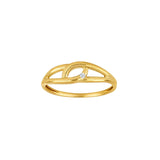 SIERSBØL Gullhringur 14k með 0.02ct demanti