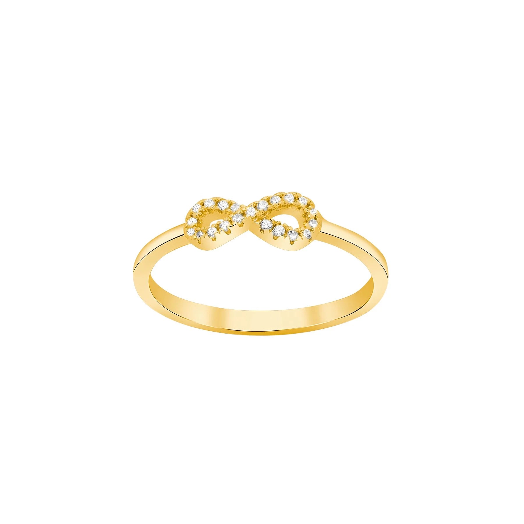 JOANLI NOR Agna gylltur silfurhringur með zirkonia ●765950