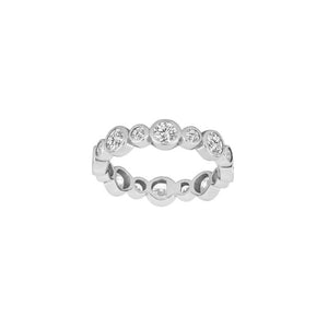 JOANLI Nynne silver ring with zirconia ●130950