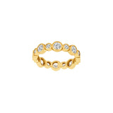 JOANLI Nynne gold-plated silver ring with zirconia ●305950
