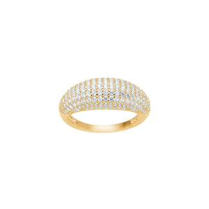 JOANLI NOR Paula gold-plated silver ring with zirconia ●355950