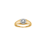 SIERSBØL 8kt gullhringur með zirkonia ●280300
