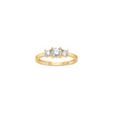 SIERSBØL 8kt gold ring with zirconia ●330300