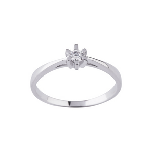 JOANLI silver ring with zirconia ●116 014