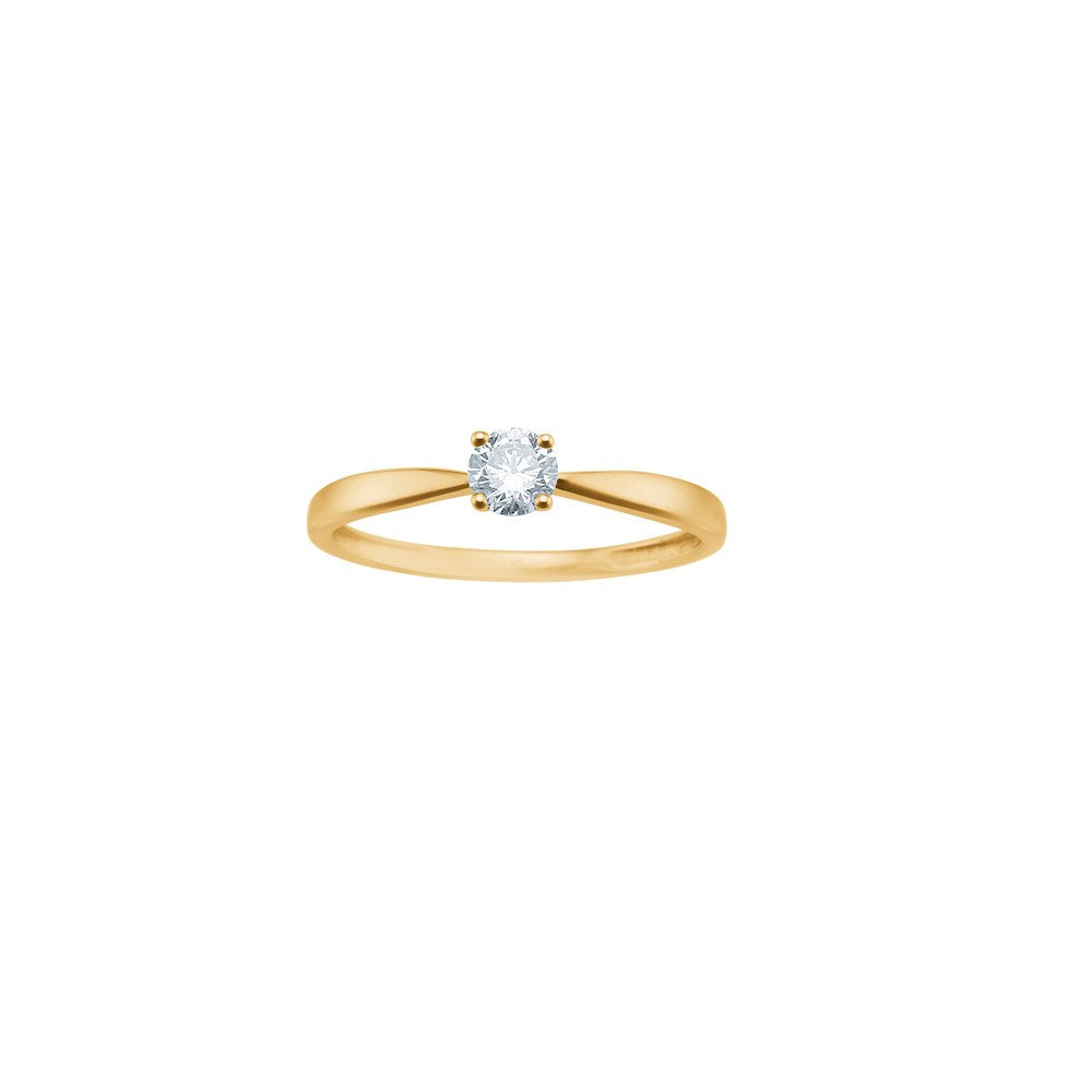 SIERSBØL LUXURY 14kt gullhringur með lab grown demanti 0,25ct ●480500