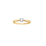 SIERSBØL LUXURY 14kt gullhringur með lab grown demanti 0,25ct ●480500