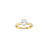 SIERSBØL LUXURY 14kt gullhringur með sporöskjulaga lab grown demanti 1,00ct ●660500