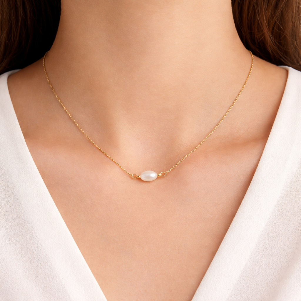 OCEANIA Pernilla gyllt hálsmen