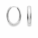 BASTIAN INVERUN silver earrings 25x18mm • 20991