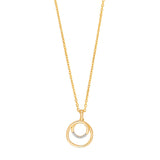 SIERSBØL Gullhálsmen 14kt með 0.02ct demöntum