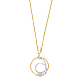SIERSBØL Gullhálsmen 14kt með 0.05ct demöntum
