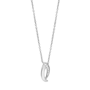 NORDAHL Buer silver necklace with zirconia ●020900