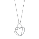 NORDAHL Heart silfurhálsmen með zirkonia ●120900