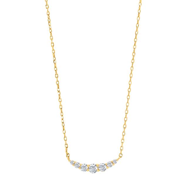 JOANLI Linda gyllt silfurhálsmen með zirkonia