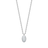 JOANLI Rebecca Small silfurhálsmen með zirkonia ●500900