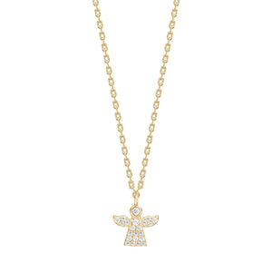 NOA Kids Gold-plated silver necklace angel ●135900