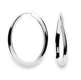 BASTIAN INVERUN silver earrings 40x30mm • 20531