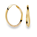 BASTIAN INVERUN Gold-plated silver earrings 40x30mm • 20980