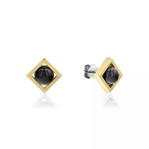 TOMMY HILFIGER earrings with Onyx 2780792