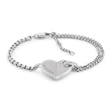 TOMMY HILFIGER Bold Hearts gyllt armband með zirkonia 2780928