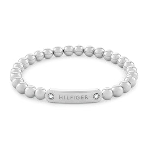TOMMY HILFIGER Metal Beads armband með zirkonia 2780934