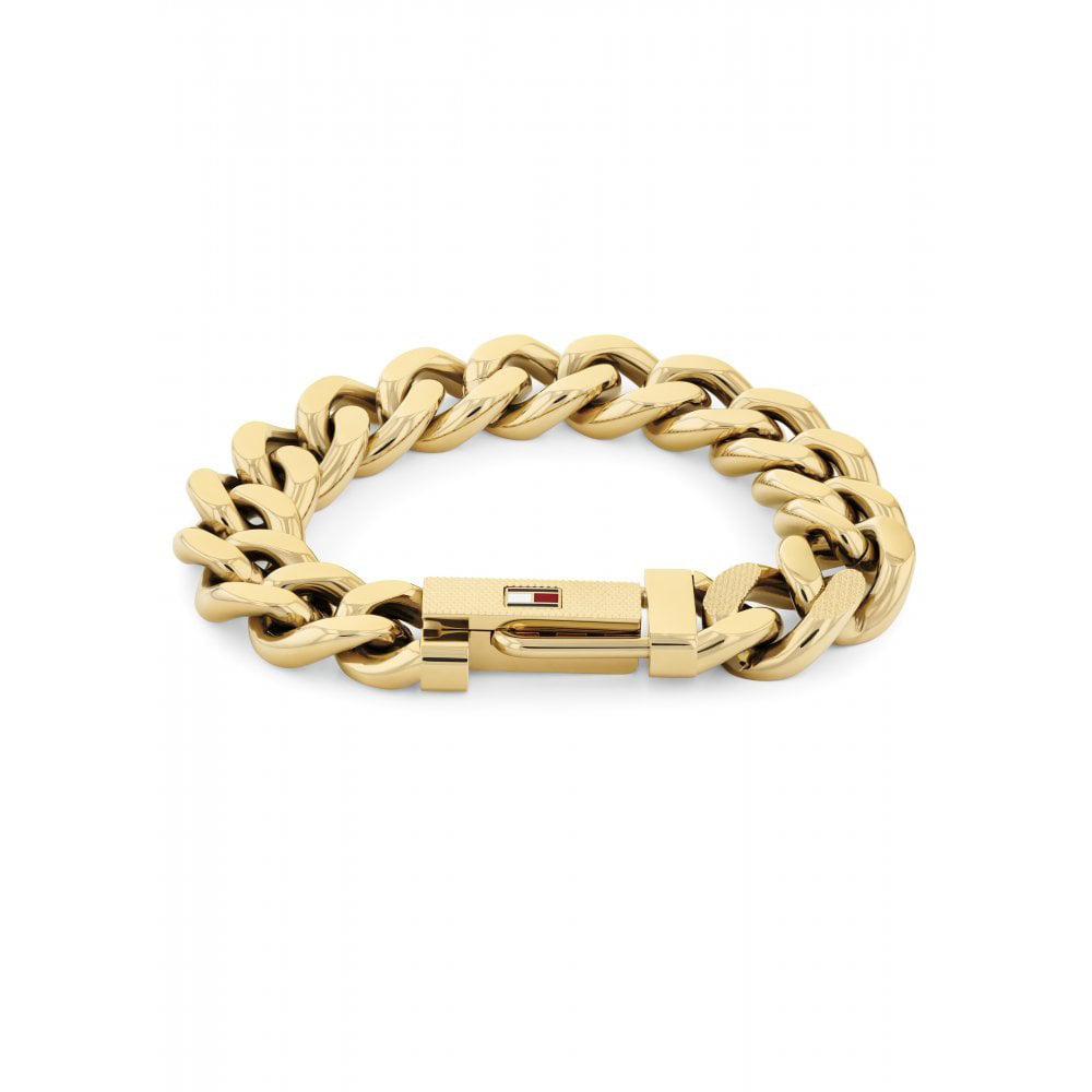 TOMMY HILFIGER gyllt herraarmband