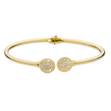 Gullarmband 14kt með zirkonia