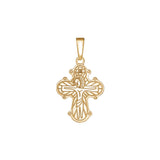 SIERSBØL Gold Cross 8k with Lord's Prayer
