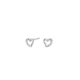 NOA Kids Hearts silfureyrnalokkar ●470900