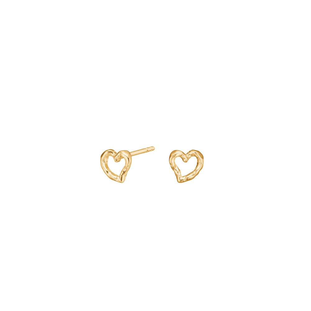 NOA Kids Hearts gylltir silfureyrnalokkar ●475900