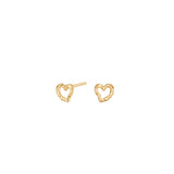 NOA Kids Hearts gylltir silfureyrnalokkar ●475900
