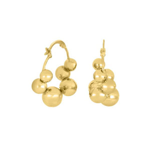 NORDAHL Honey gold-plated silver earrings ●185900