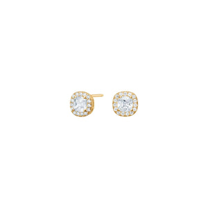 NORDAHL Roset 8kt gold earrings with zirconia ●840300