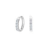 JOANLI Obi silver earrings with zirconia ●260900