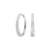 JOANLI Runa silver earrings with zirconia ●560900