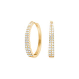 JOANLI Runa gold-plated silver earrings with zirconia ●565900