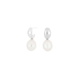 NORDAHL Paula silver earrings with freshwater pearl ●100900