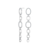 JOANLI Mimi silver earrings with zirconia ●020900