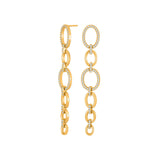 JOANLI Mimi gold-plated silver earrings with zirconia ●025900