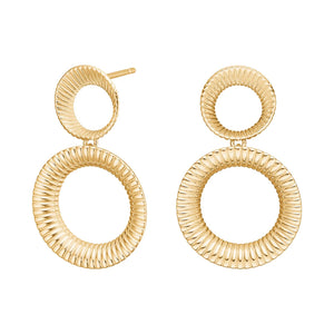 NORDAHL Energy gold-plated silver earrings ●005900