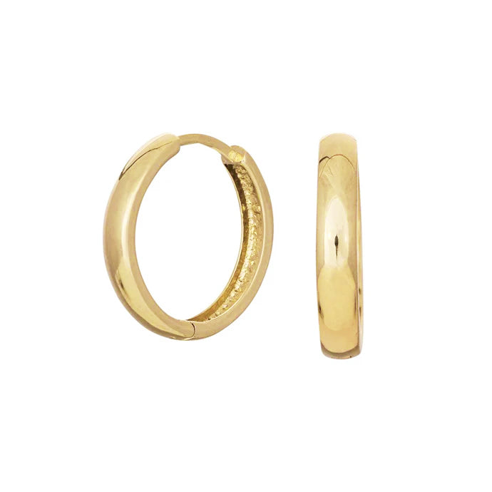 Gulleyrnalokkar 14k 16mm