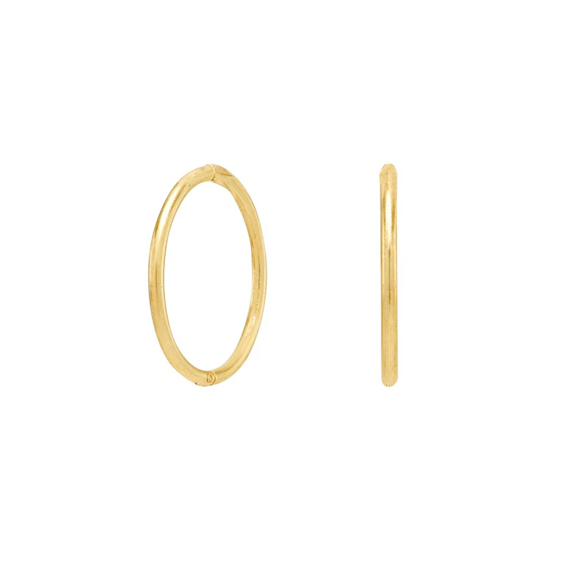 Gulleyrnalokkar 14k 16mm